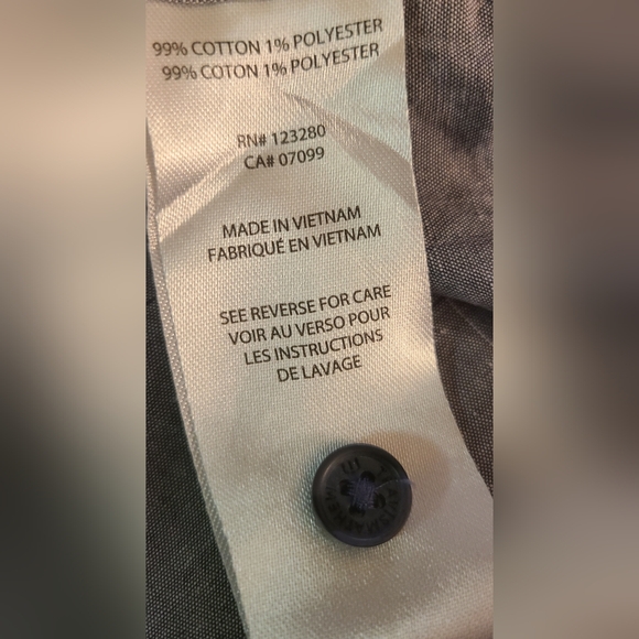 Travis Mathew Light Gray Short Sleeve Size XL Golf Button Down Shirt - Picture 8 of 10